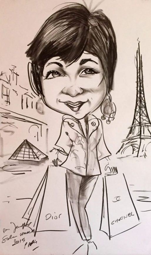 Caricature in Montmatre
